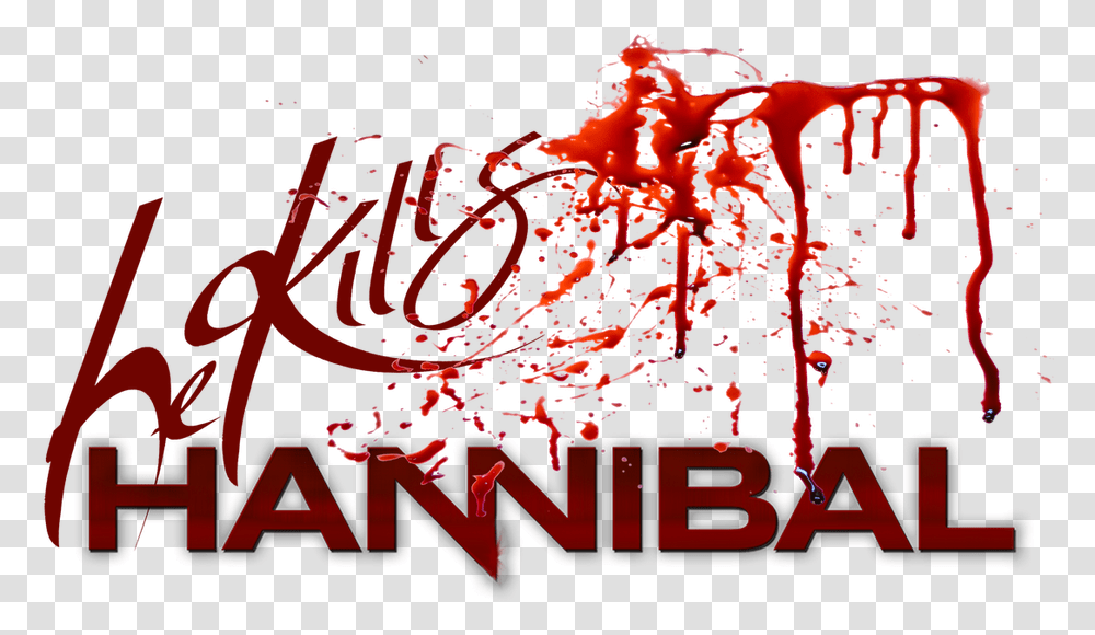 Hannibal He Kills Hannibal Serie Logo, Paper Transparent Png