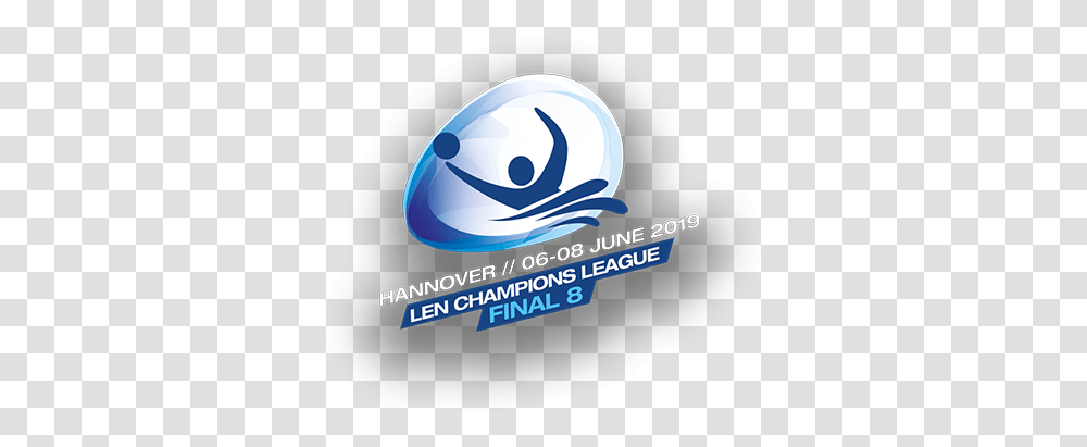 Hannover Final Eight Champions League Water Polo 2019 Logo, Clothing, Apparel, Word, Helmet Transparent Png