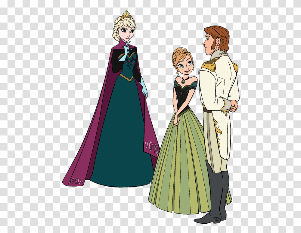 Hans Elsa And Anna, Person, Sleeve, Long Sleeve Transparent Png