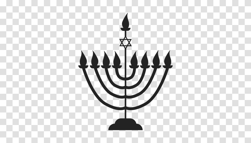 Hanukkah Candle Menorah Icon, Lamp Transparent Png