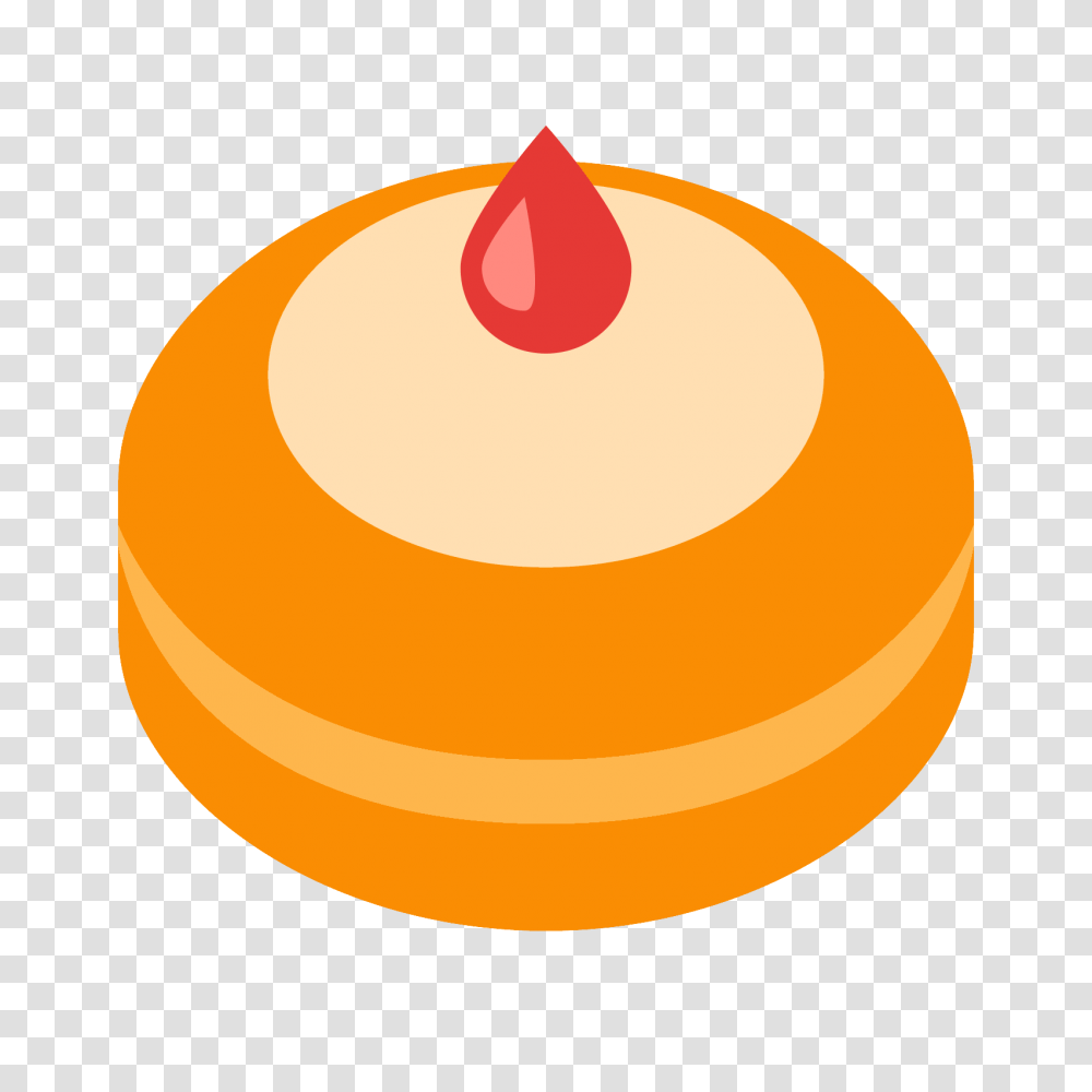 Hanukkah Donut Icon, Sweets, Food, Confectionery, Candle Transparent Png