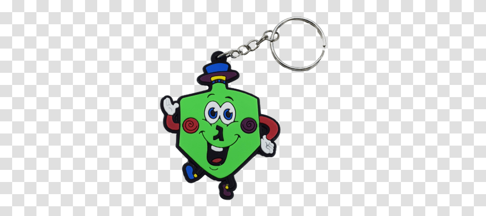 Hanukkah Dreidel Rubber Keychain Fictional Character, Accessories, Accessory, Robot Transparent Png