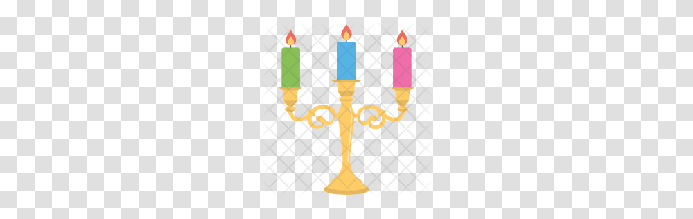 Hanukkah Icons, Candle, Cross, Fire Transparent Png