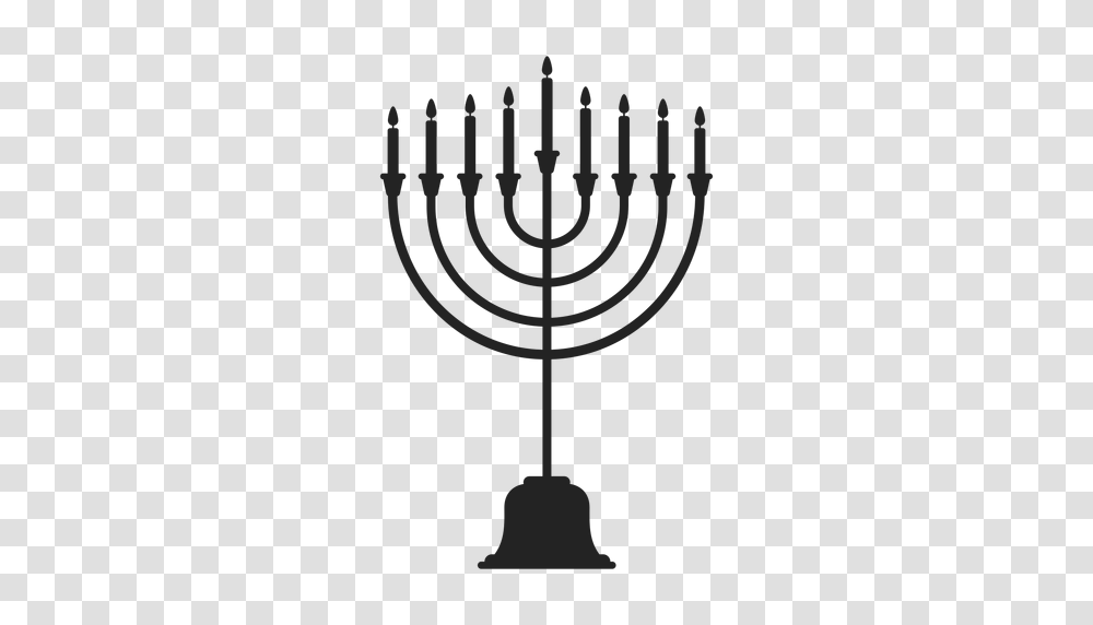 Hanukkah Menorah Candle Stand Icon, Lamp Transparent Png