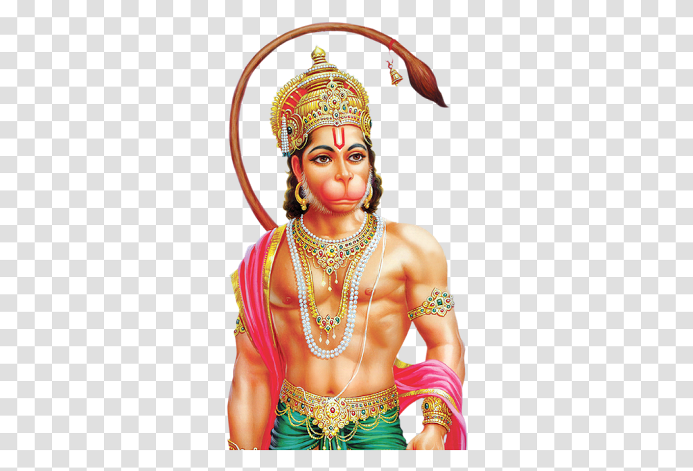 Hanuman, Face, Person, Crowd, Necklace Transparent Png