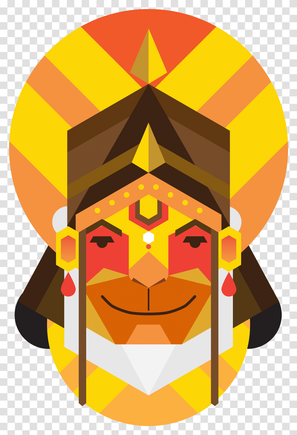 Hanuman Projects Photos Videos Logos Illustrations And Happy, Face, Head, Poster, Advertisement Transparent Png