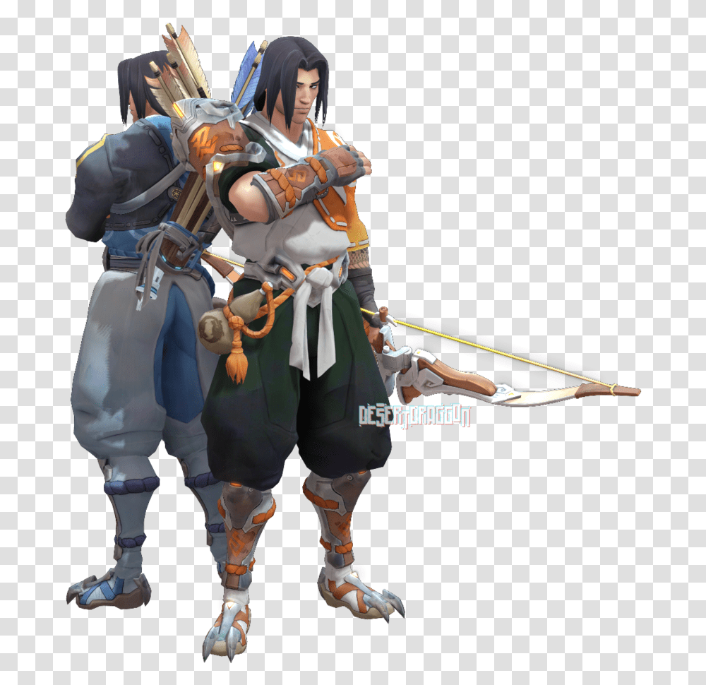 Hanzo Mmd Hanzo, Person, Human, Toy, Figurine Transparent Png