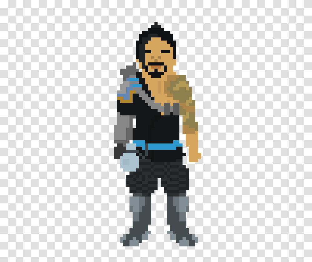 Hanzo Pixel Art Maker, Cross, Minecraft, Costume Transparent Png