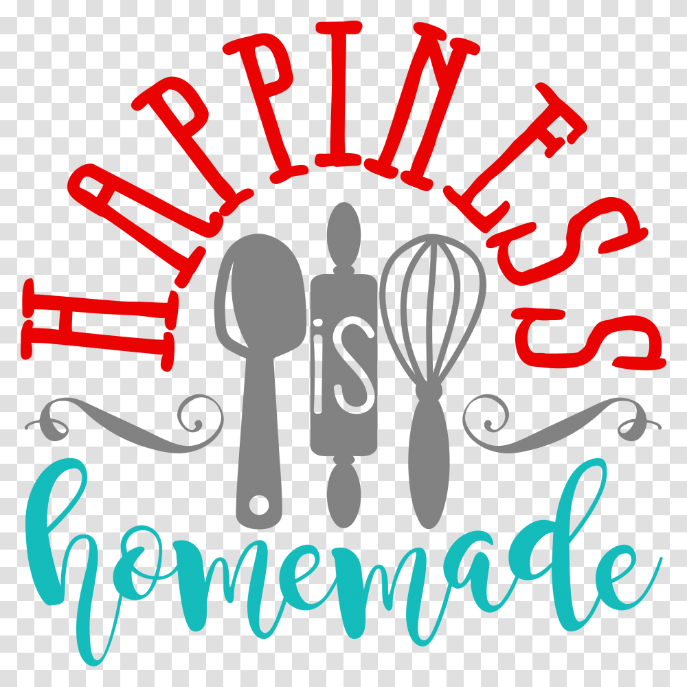 Happiness Is Homemade Stencil, Machine Transparent Png