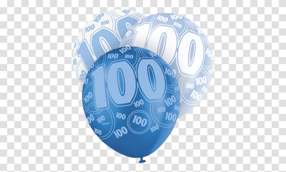 Happy 100th Birthday 12 Pearlized Printed Latex Balloons Balloon, Soccer Ball, Team Sport, Sports, Sphere Transparent Png
