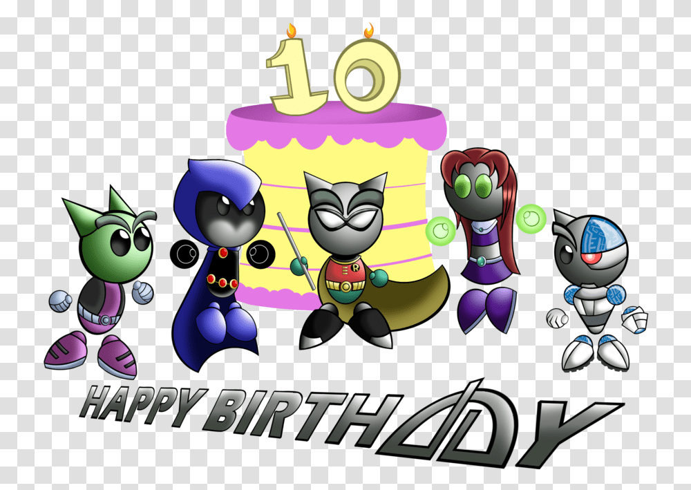 Happy 10th Birthday Background Animated Happy 10th Birthday, Bowling, Cat, Birthday Cake Transparent Png