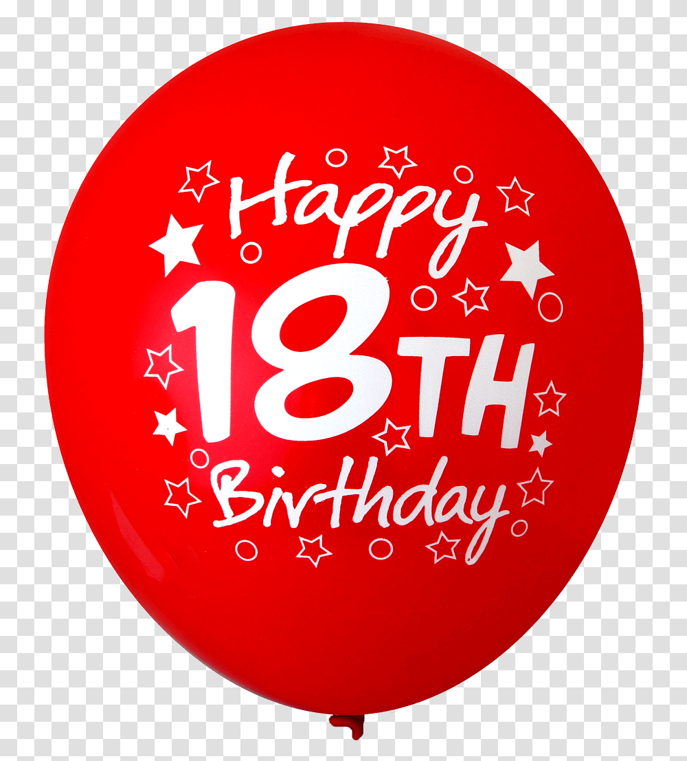 Happy 18th Birthday Balloons Balloon, Soda, Beverage, Drink, Coke Transparent Png