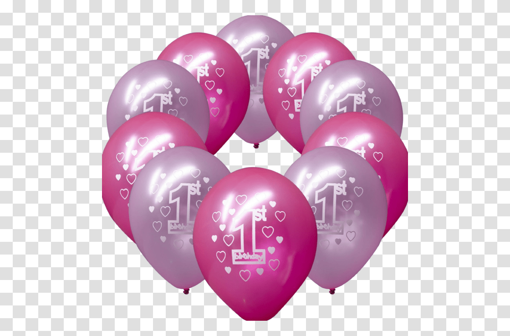 Happy 1st Birthday Party 11 Pearlised Printed Latex Happy 1st Birthday Balloon Printing Transparent Png
