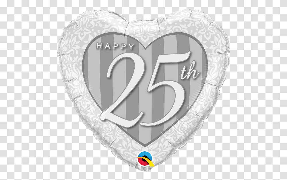 Happy 25th Anniversary Emblem, Number, Symbol, Text, Plant Transparent Png