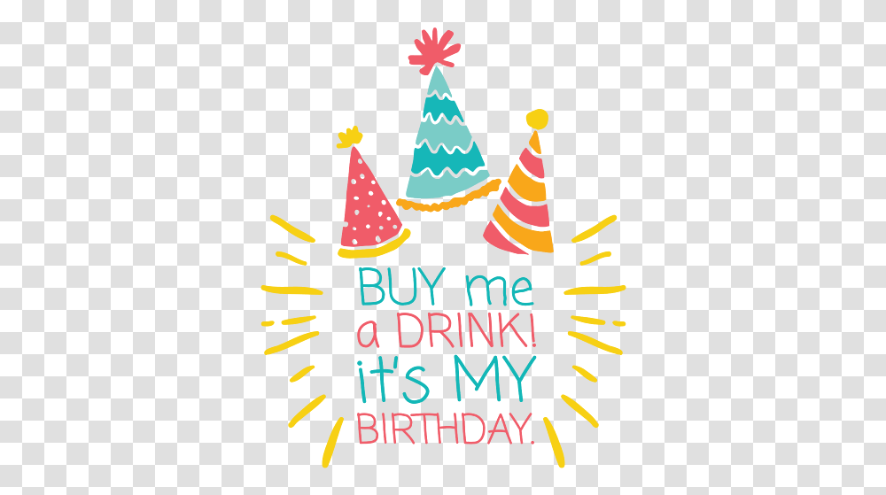 Happy 25th Birthday Wife, Apparel, Party Hat, Cone Transparent Png