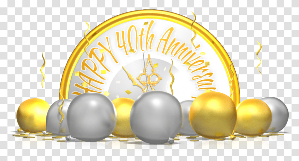 Happy 40th Anniversary, Sphere, Accessories, Accessory, Pearl Transparent Png