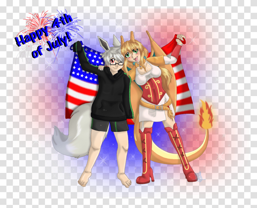 Happy 4th Of July Everyone Happy 4th Of July Cute, Person, Poster, Advertisement Transparent Png