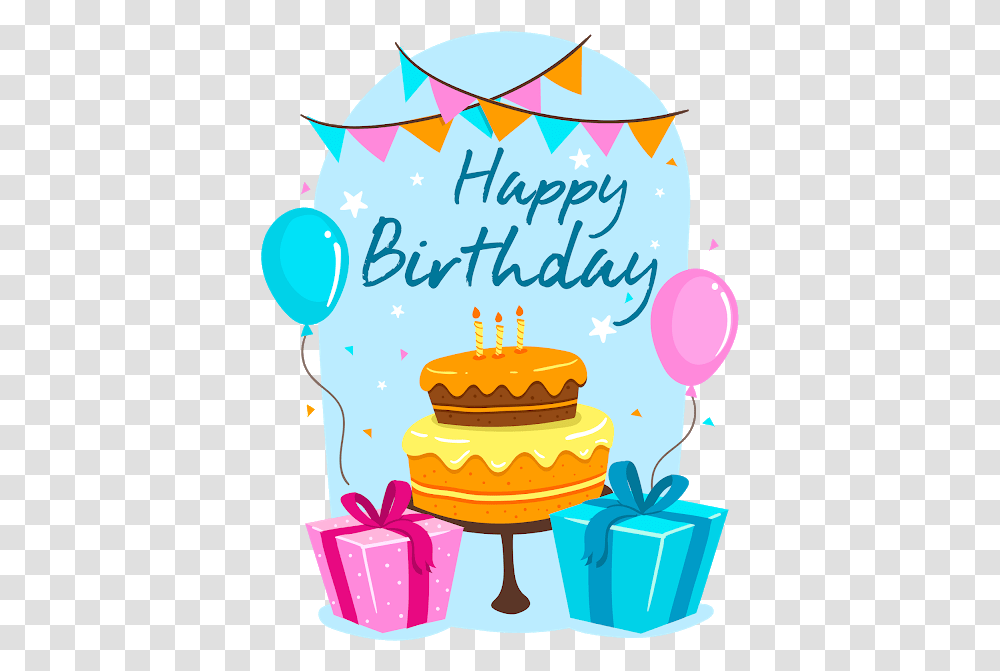 Happy 50th Birthday Dear Friend, Dessert, Food, Cake, Birthday Cake Transparent Png
