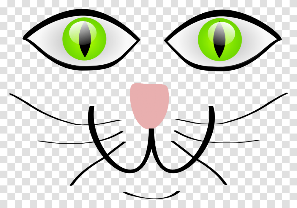 Happy Animal Eyes Clipart, Face, Stencil, Label Transparent Png