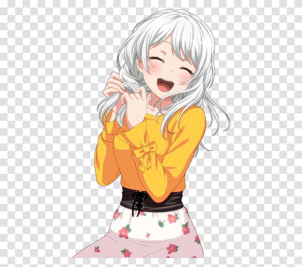 Happy Anime Girl Happy Anime Girl, Comics, Book, Manga, Person Transparent Png