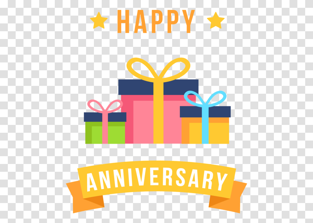 Happy Anniversary Clipart Clipart Birthday Vector, Gift Transparent Png