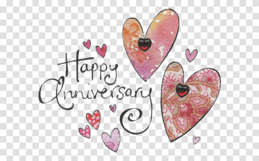 Happy Anniversary Coloured Hearts Happy Wedding Day, Flower, Plant, Blossom Transparent Png