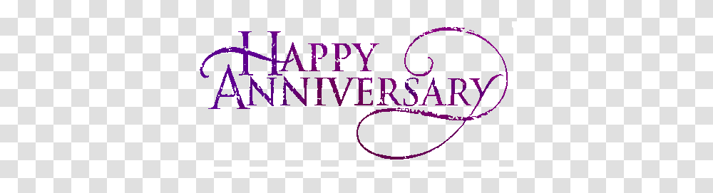 Happy Anniversary Happy, Alphabet, Word, Purple Transparent Png