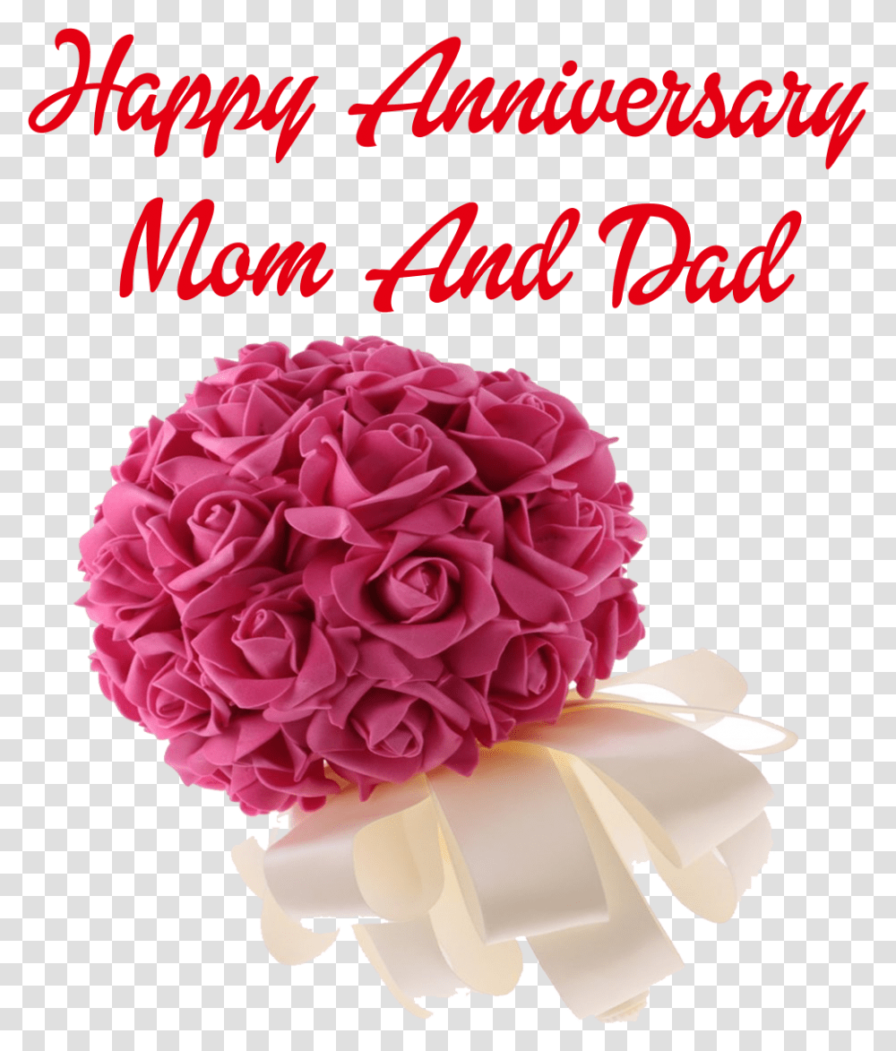 Happy Anniversary Mom And Dad Clipart Hybrid Tea Rose, Plant, Dahlia, Flower, Petal Transparent Png