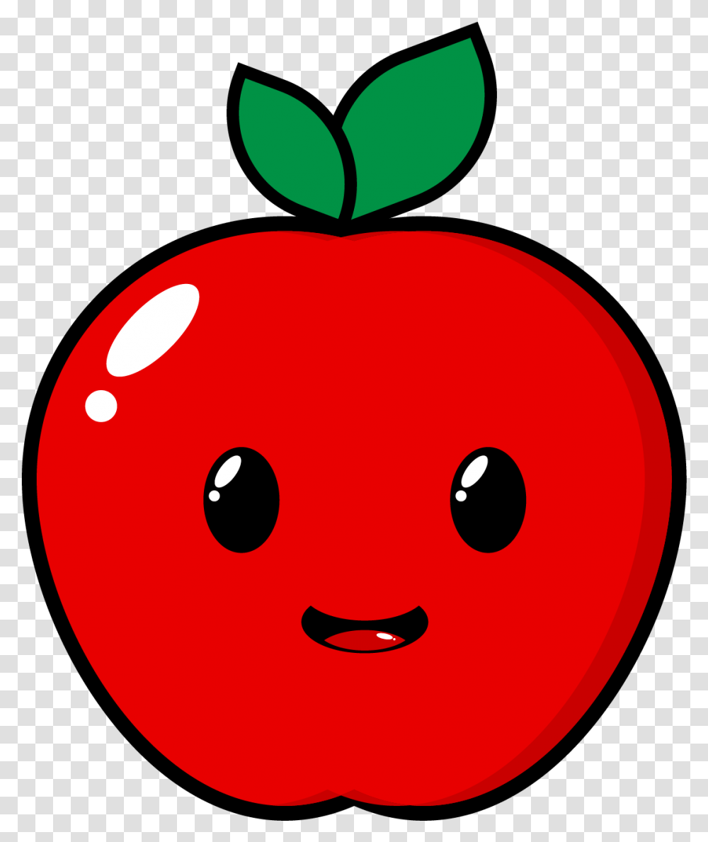Happy Apple Clip Art Happy Apple Clipart, Plant, Food, Vegetable, Fruit Transparent Png