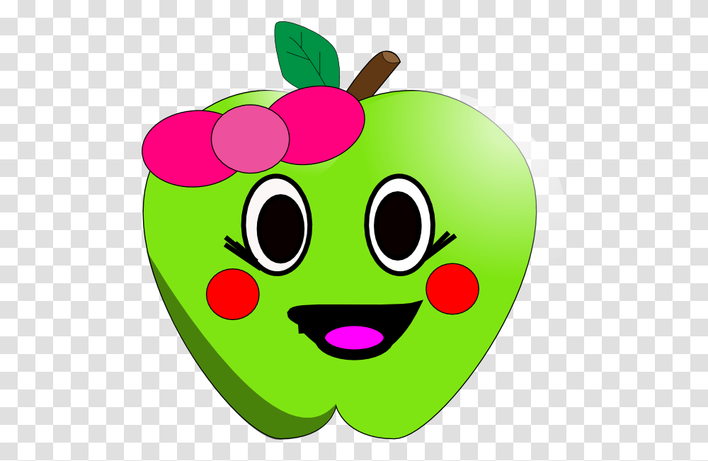 Happy Apple Clipart Vector Library Library Happy Apple Cute Apple Clip Art, Label, Plant, Fruit Transparent Png