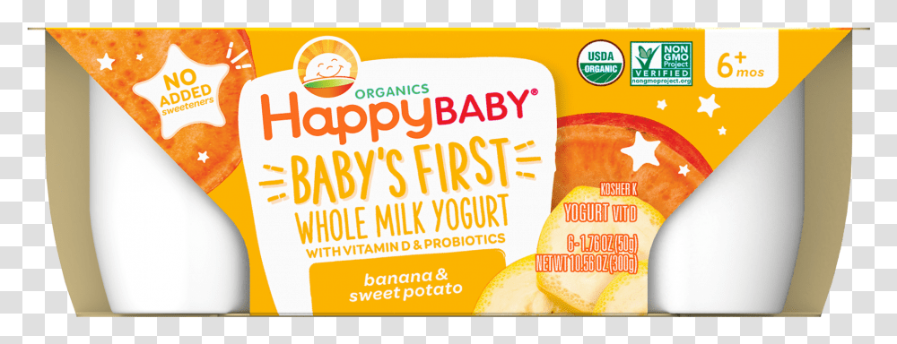 Happy Baby Yogurt, Food, Mustard, Lunch, Meal Transparent Png