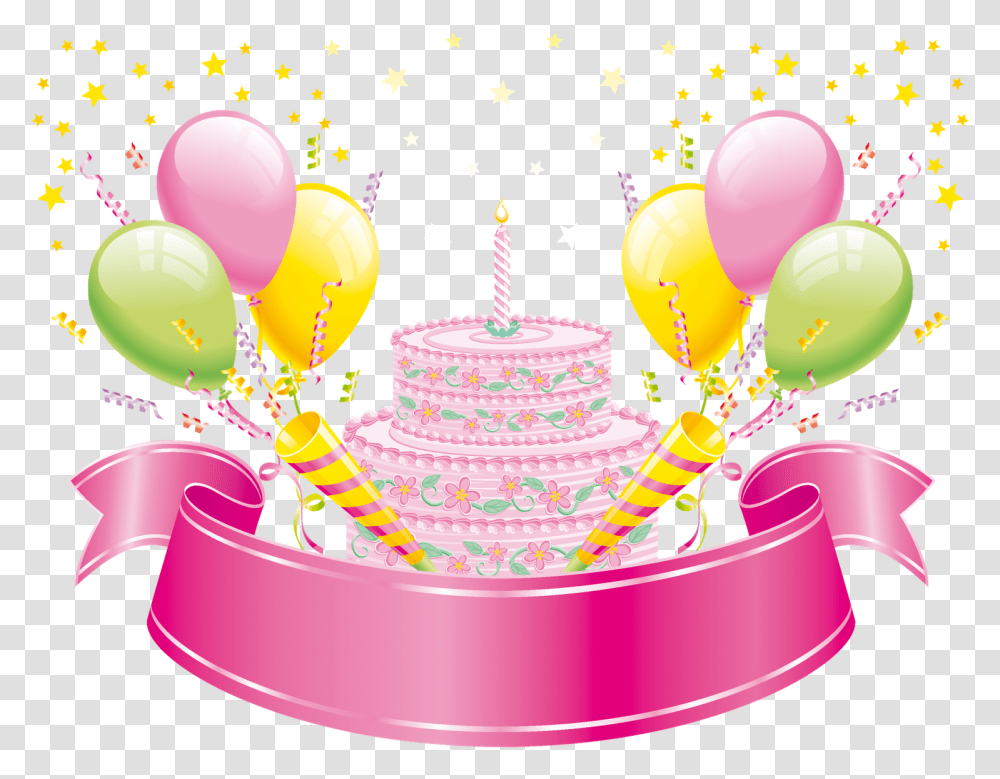 Happy Background Birthday Tarpaulin Design, Cake, Dessert, Food, Birthday Cake Transparent Png