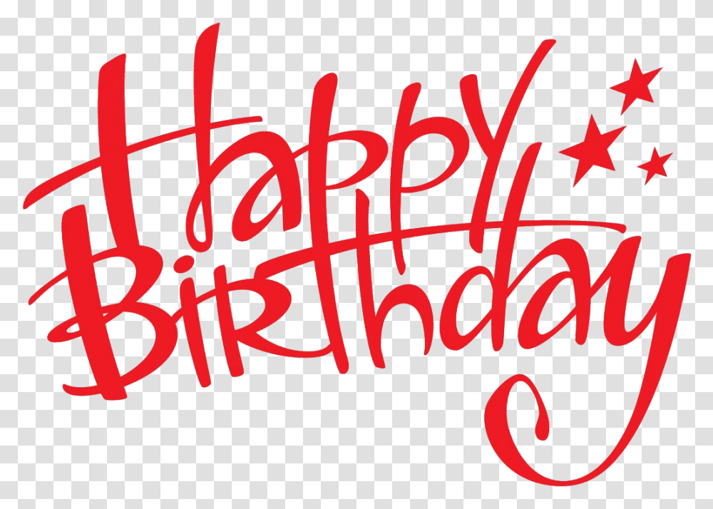 Happy Bday Happy Birthday Images, Handwriting, Label, Calligraphy Transparent Png