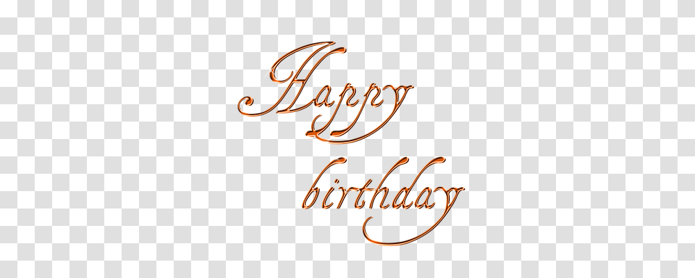 Happy Birthday Emotion, Calligraphy, Handwriting Transparent Png