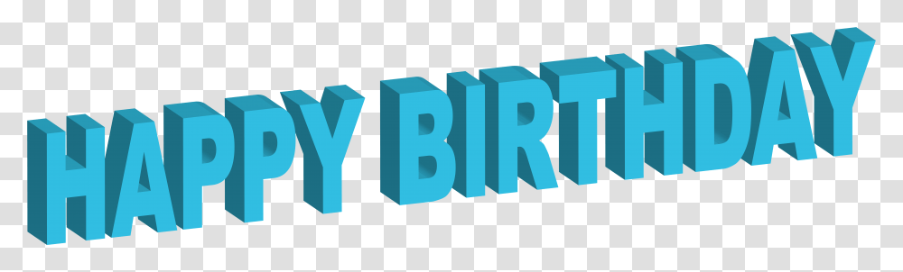 Happy Birthday 3d Graphic Design, Word, Alphabet Transparent Png