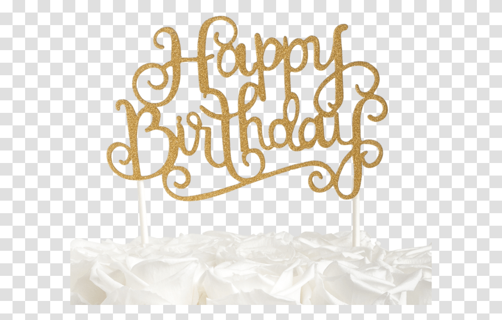 Happy Birthday 3d Happy Birthday Luxe, Calligraphy, Handwriting, Birthday Cake Transparent Png