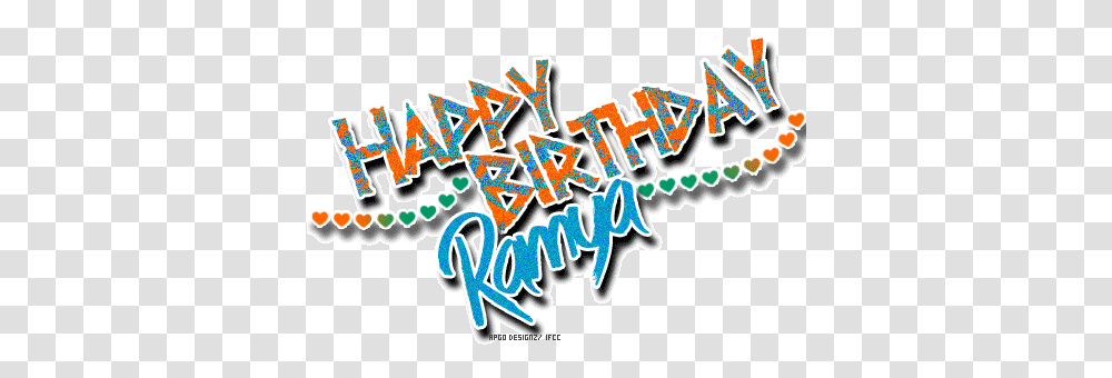 Happy Birthday Advance Happy Birthday Ramya Wishes, Graffiti, Label, Text, Sticker Transparent Png