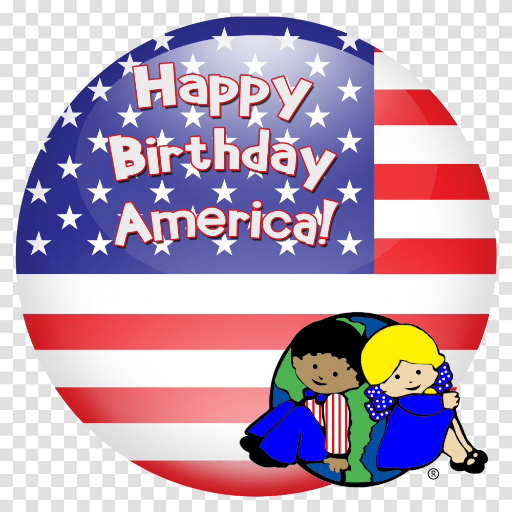 Happy Birthday America Flag Mexico And Usa Icon, Label, Advertisement, Poster Transparent Png