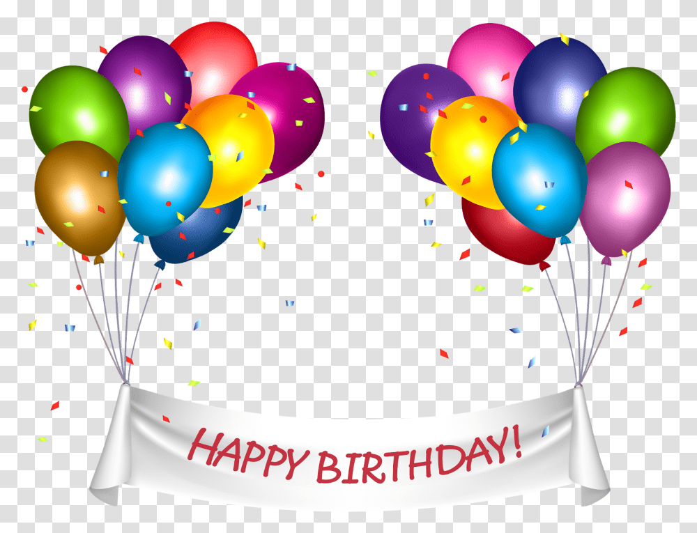 Happy Birthday Background Images Background Happy Birthday, Balloon, Paper, Flyer Transparent Png