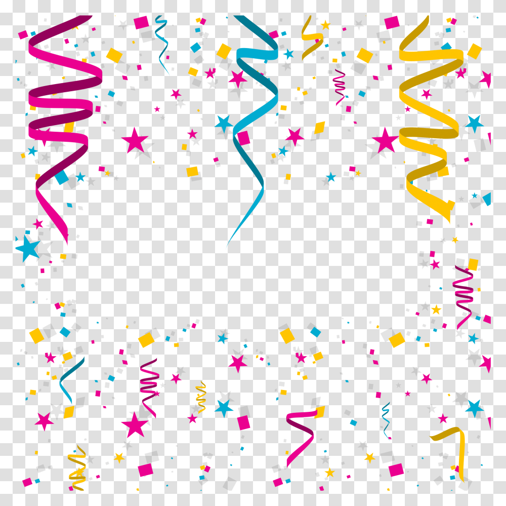 Happy Birthday Background, Paper, Confetti Transparent Png