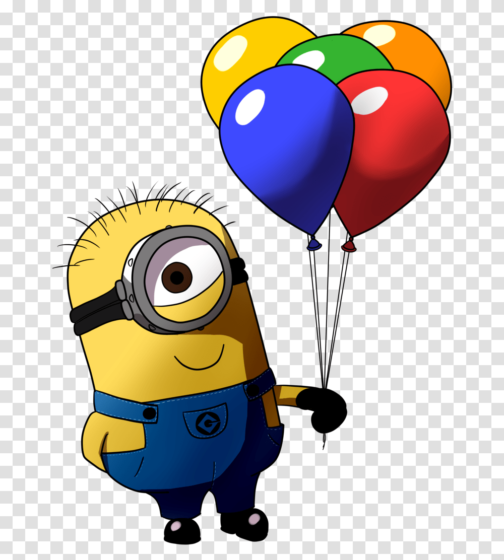 Happy Birthday Balloon Minion Birthday Transparent Png