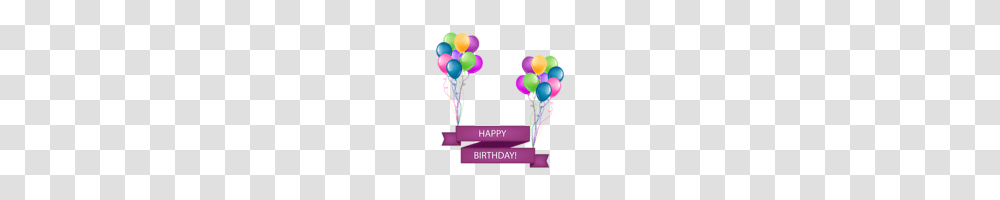 Happy Birthday, Balloon, Rattle, Musical Instrument, Purple Transparent Png