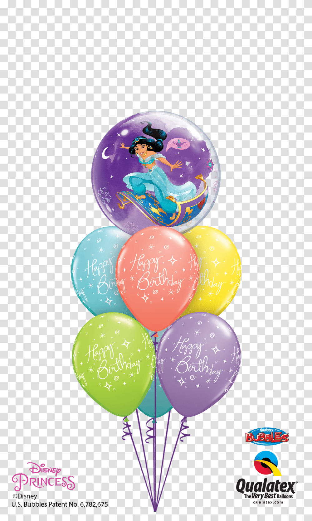 Happy Birthday Balloons For Her Transparent Png