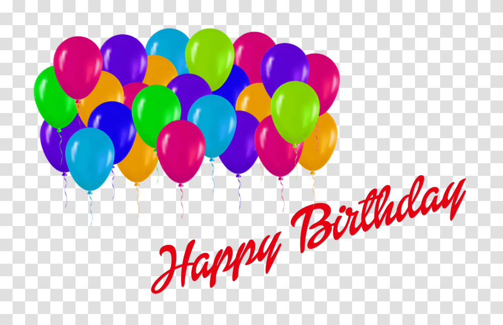 Happy Birthday Balloons Transparent Png