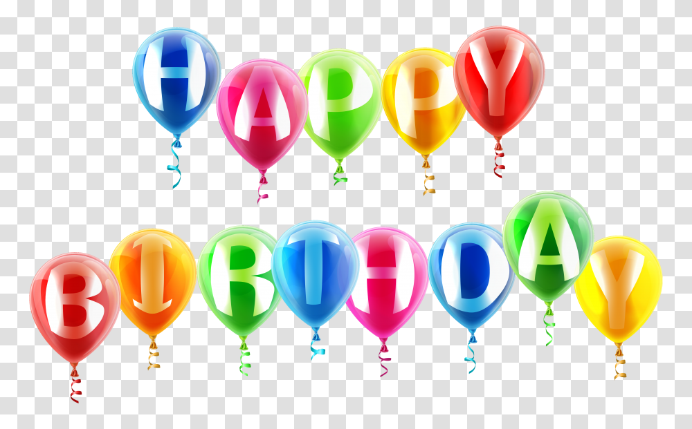 Happy Birthday Balloons Happy Birthday Balloons Background Transparent Png