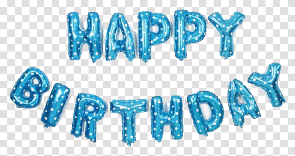 Happy Birthday Balloons Happy Birthday Balloons Blue, Label, Text, Alphabet, Bracelet Transparent Png