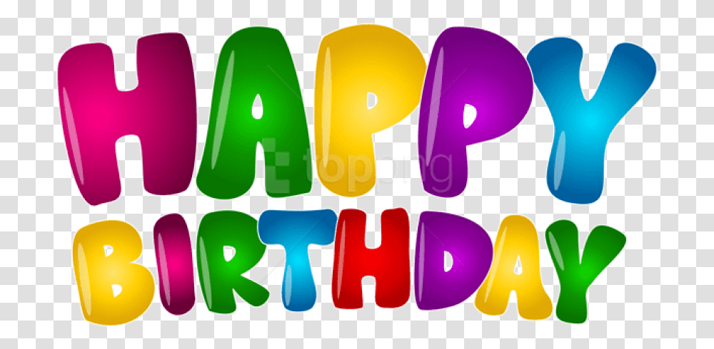 Happy Birthday Balloons, Number, Label Transparent Png