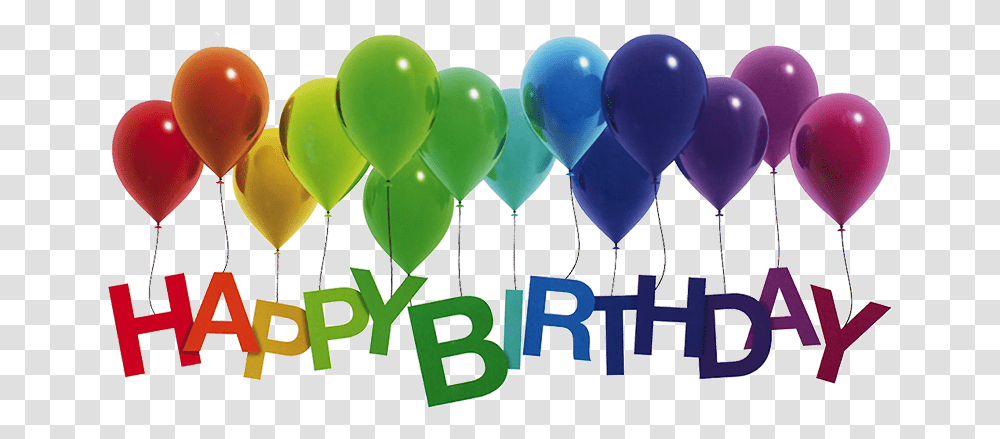 Happy Birthday Balloons Transparent Png