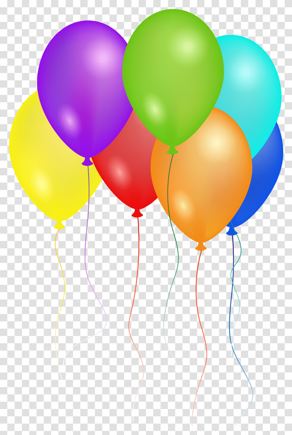 Happy Birthday Balloons Transparent Png