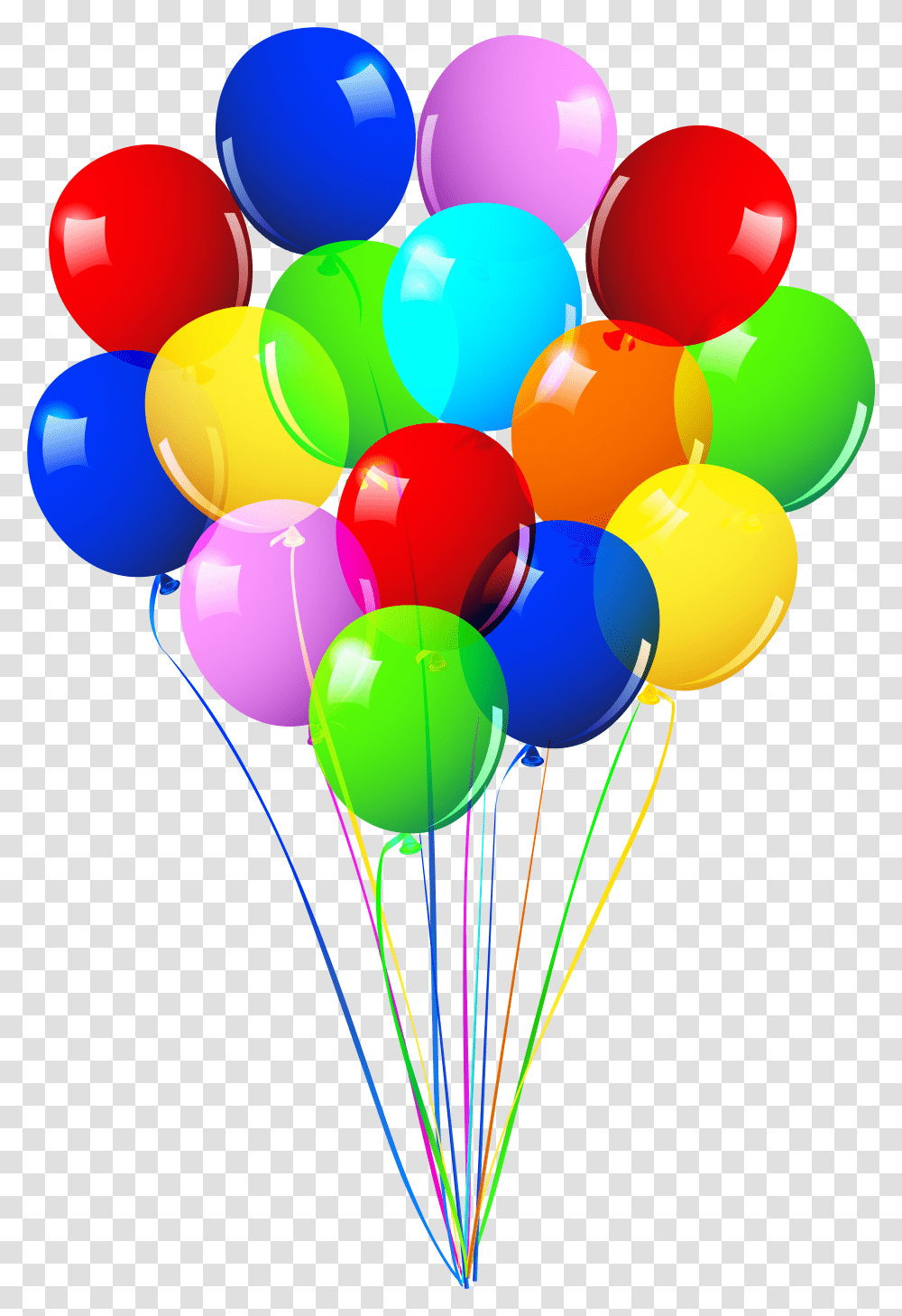 Happy Birthday Balloons Transparent Png